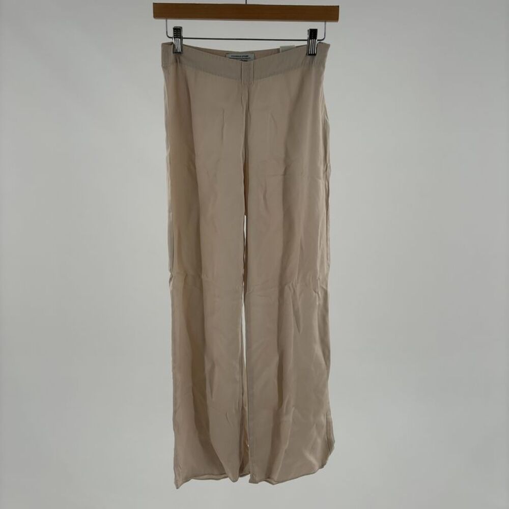 & Other Stories Pants in Cream Silk